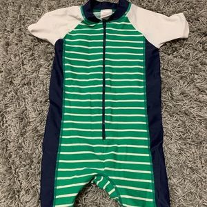 3T Hannah Anderson ZIP up Swim suit
